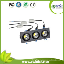 Белый 4000k-4500к 3*6w придают квадратную форму downlight водить с CE/RoHS одобрил